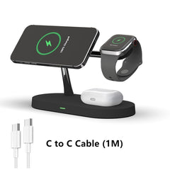 Simply Mag™ All-in-One Convenience: 3-in-1 Wireless Magsafe Charger Stand for Seamless Charging